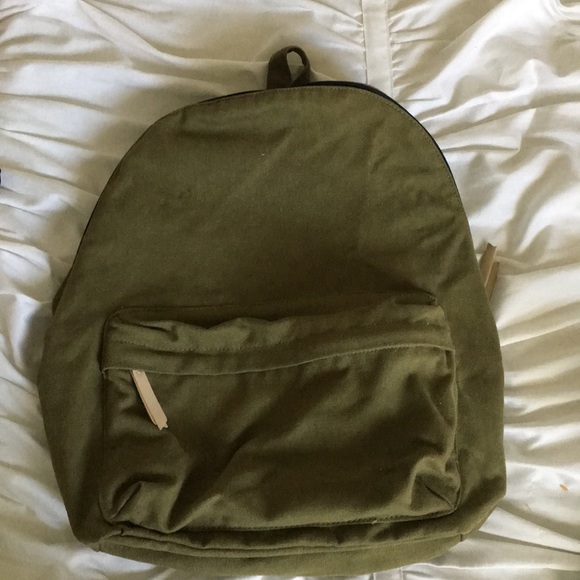 H&M Handbags - h&m simple army green backpack